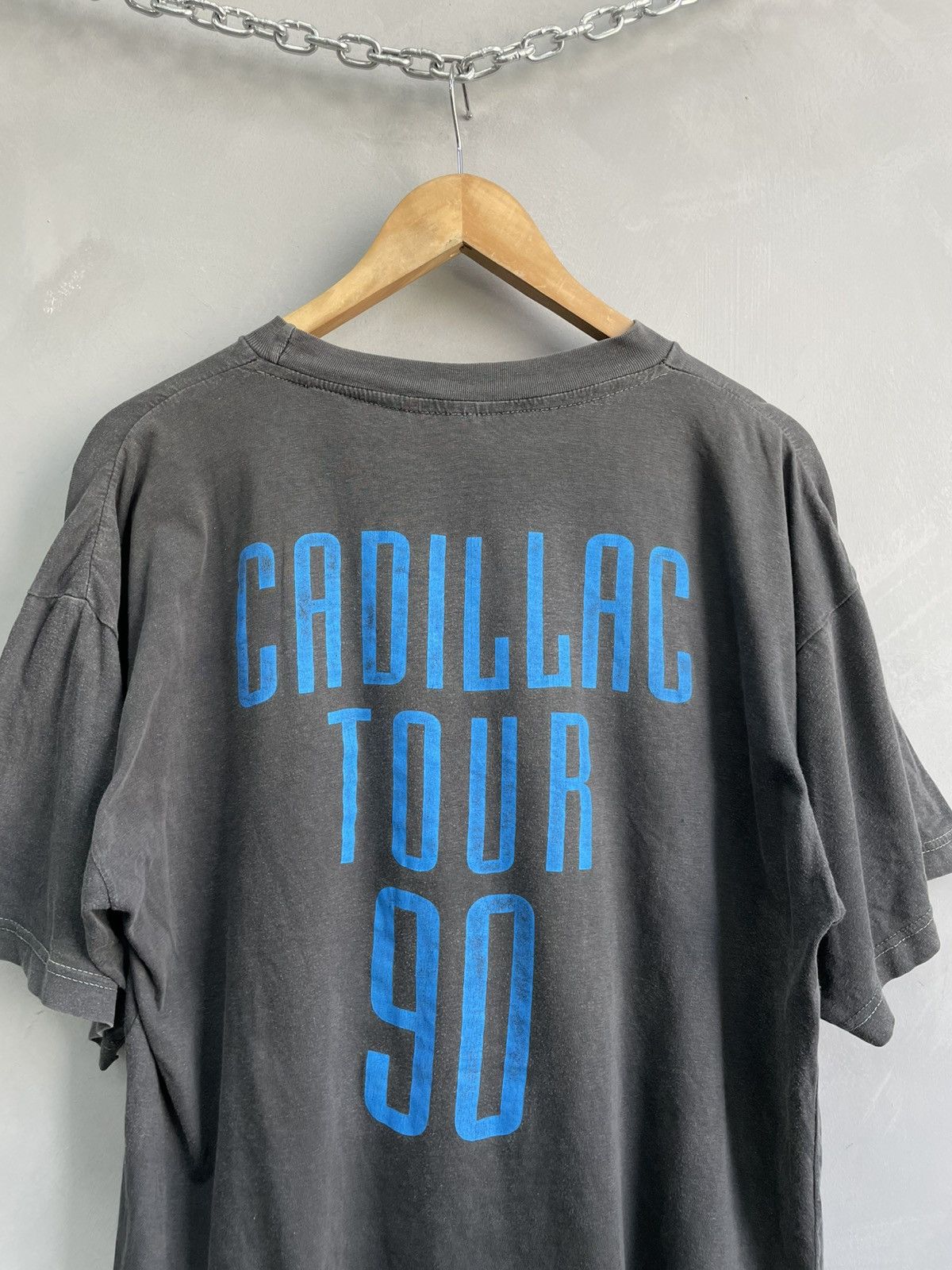 Band Tees Vintage tour t shirt 90s Johnny Hallyday washed cotton Size US L / EU 52-54 / 3 - 6 Thumbnail