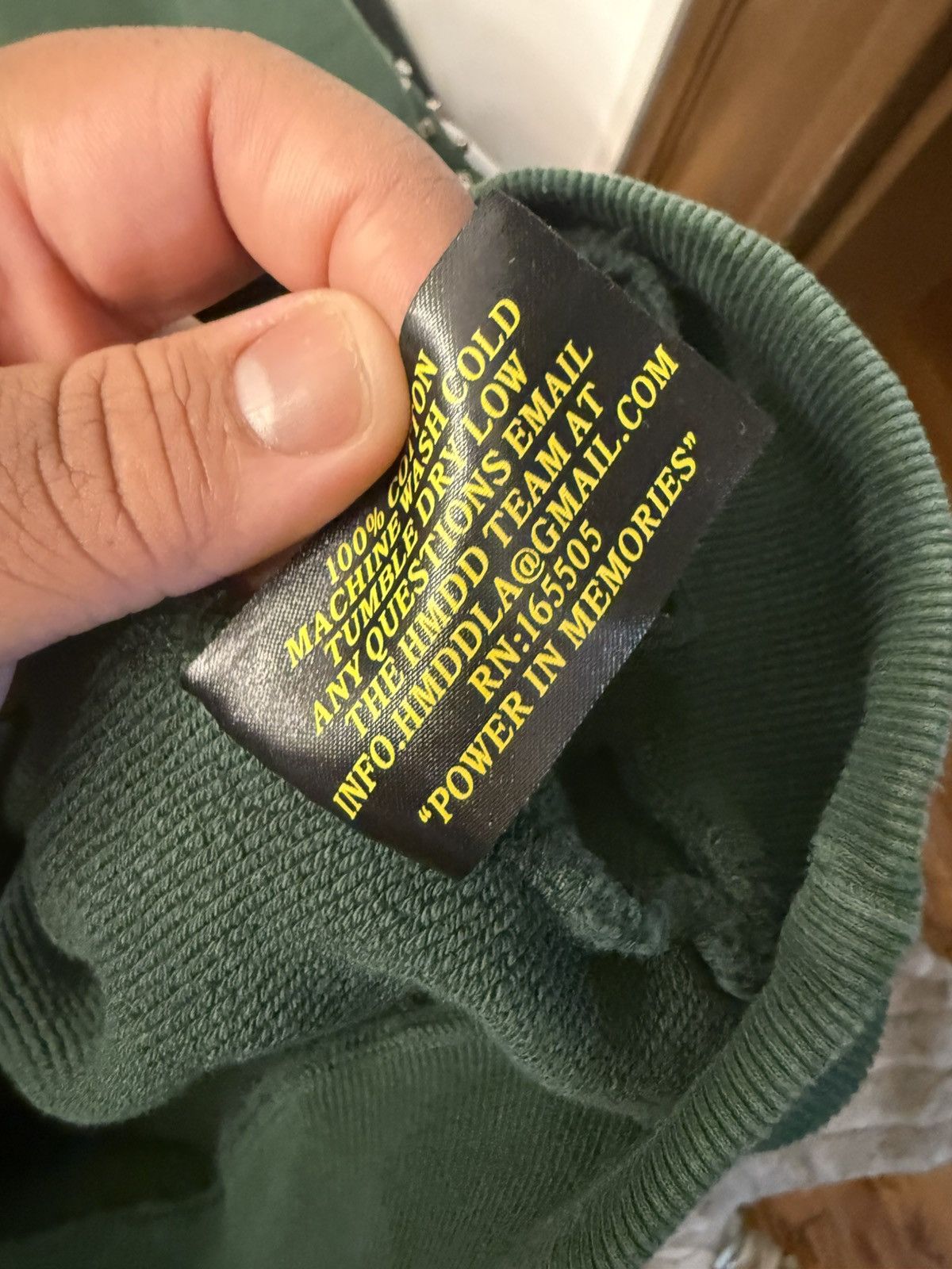 HMDD HMDD Crystal Zip Up Green Bean Size XL Size US XL / EU 56 / 4 - 11 Thumbnail