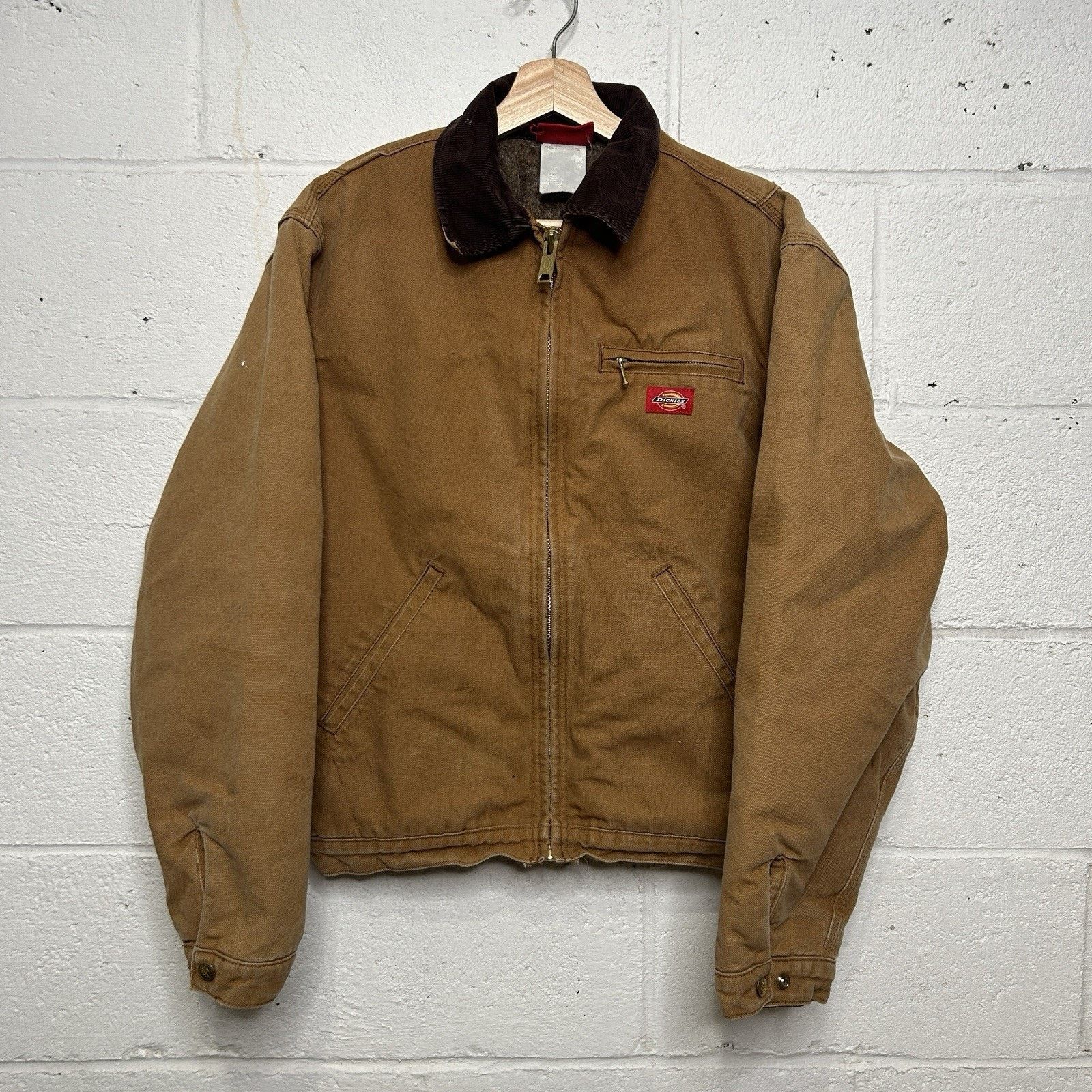 Vintage Dickies Blanket-Lined Canvas Detroit Jacket “Brown”