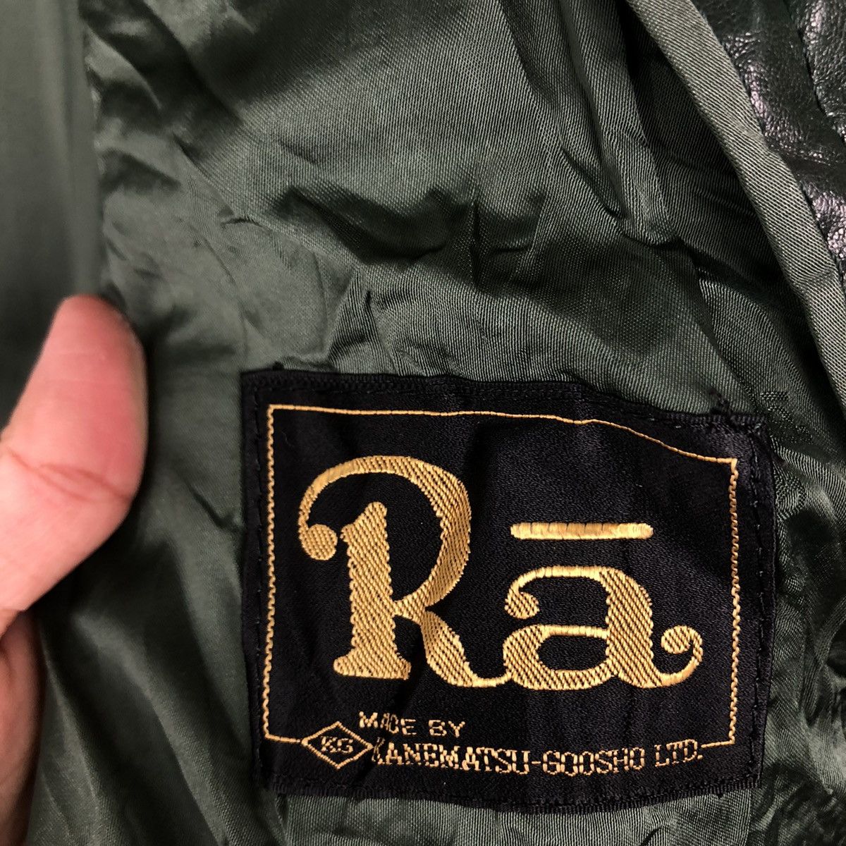 Japanese Brand VINTAGE LONG JACKET GENUINE LEATHER RA INSPIRE RICK OWENS Size M / US 6-8 / IT 42-44 - 11 Thumbnail