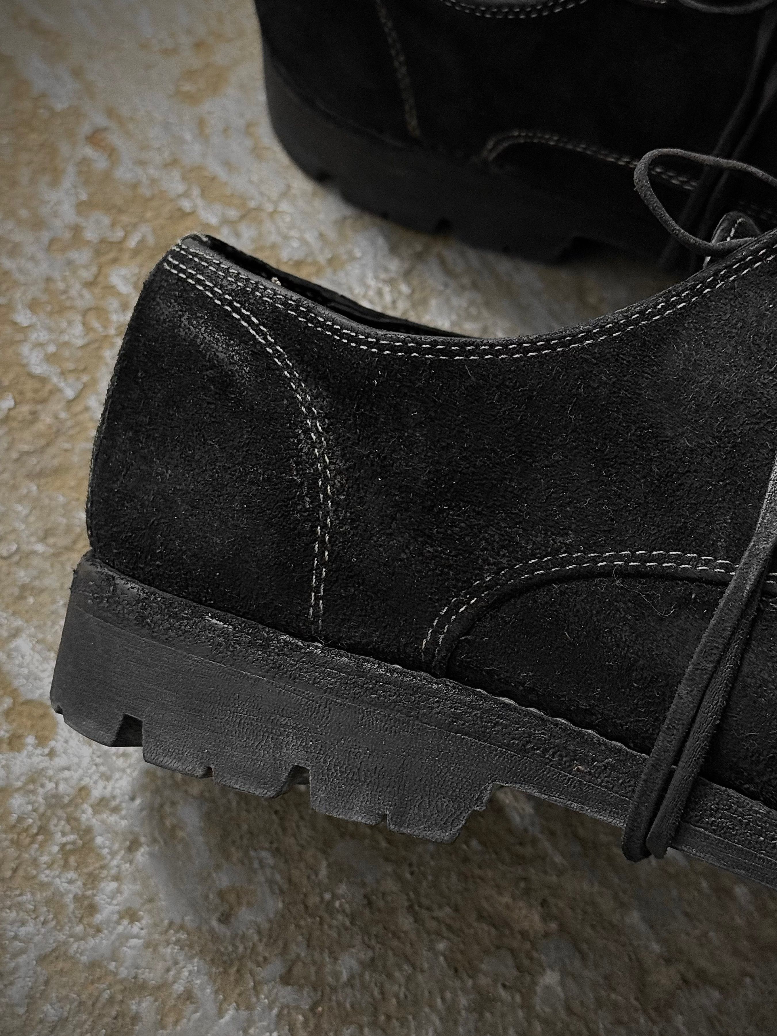 Guidi GUIDI '792V' Full-grain Reverse Horse Leather Derbies Size US 12 / EU 45 - 6 Thumbnail