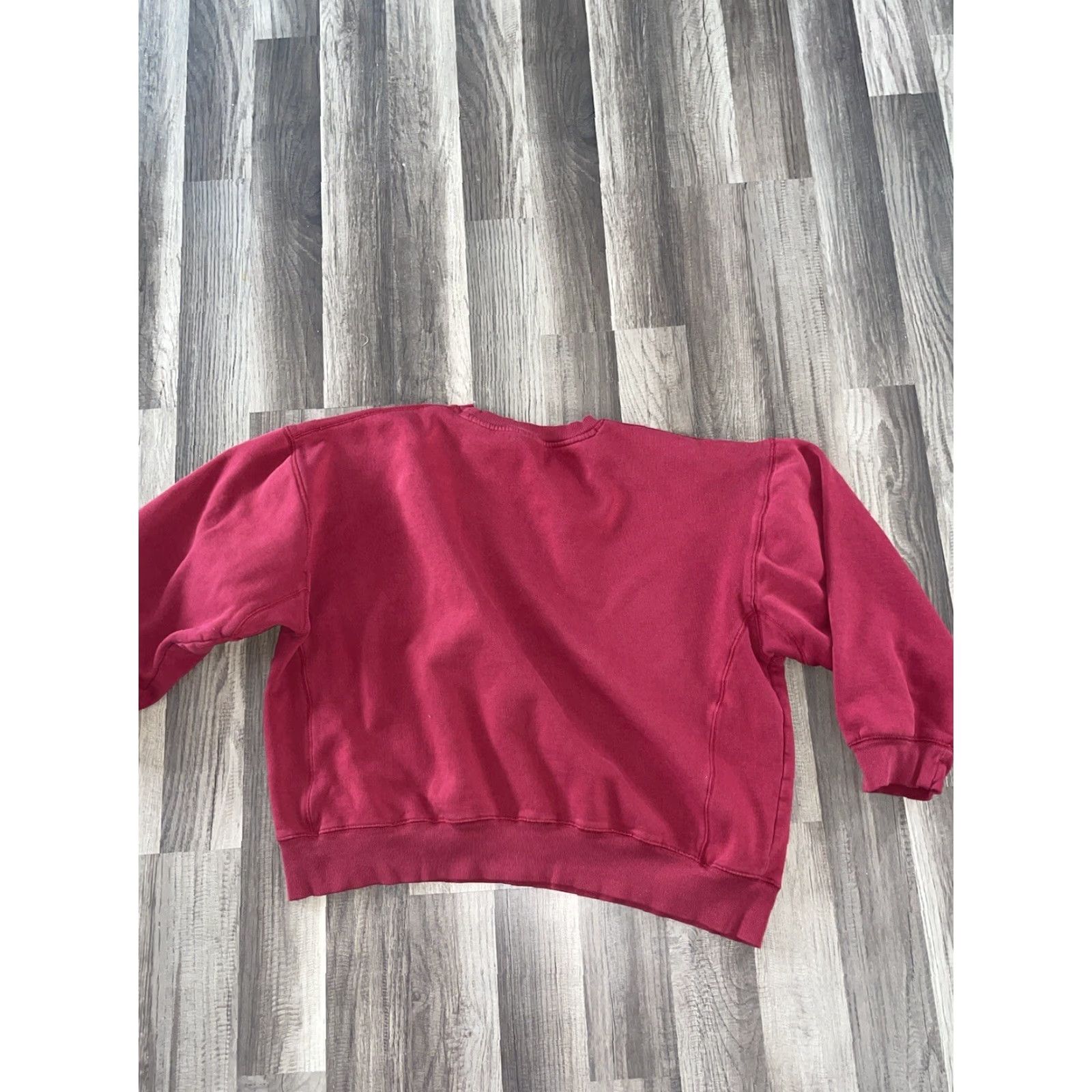 Russell Athletic VINTAGE Russell Athletic Crewneck XL Crimson Red Sweatshirt Men Pullover Athletic Fit Size XL Red Mens Size US XL / EU 56 / 4 - 3 Thumbnail