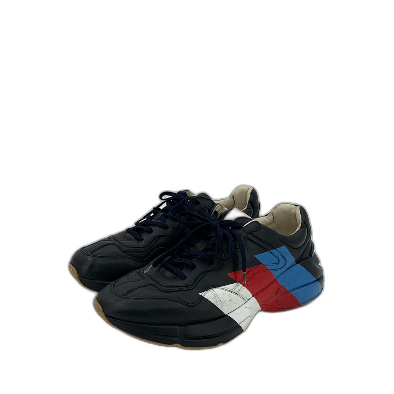 Gucci Gucci Rhyton Black Stripe Casual Sneakers Size US 10 / EU 43 - 1 Thumbnail