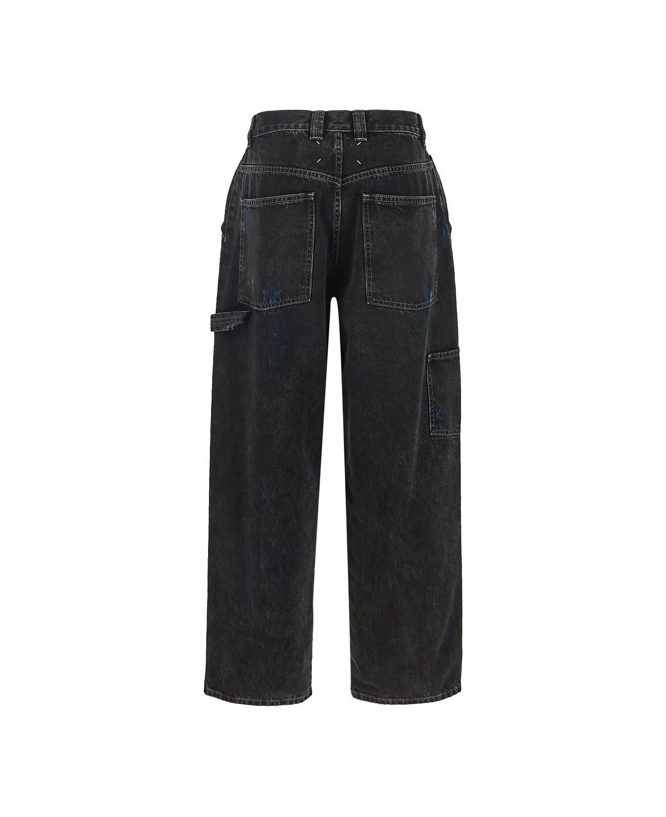 Maison Margiela o1w1db11225 Distressed Jeans in Black Size US 34 / EU 50 - 2 Thumbnail