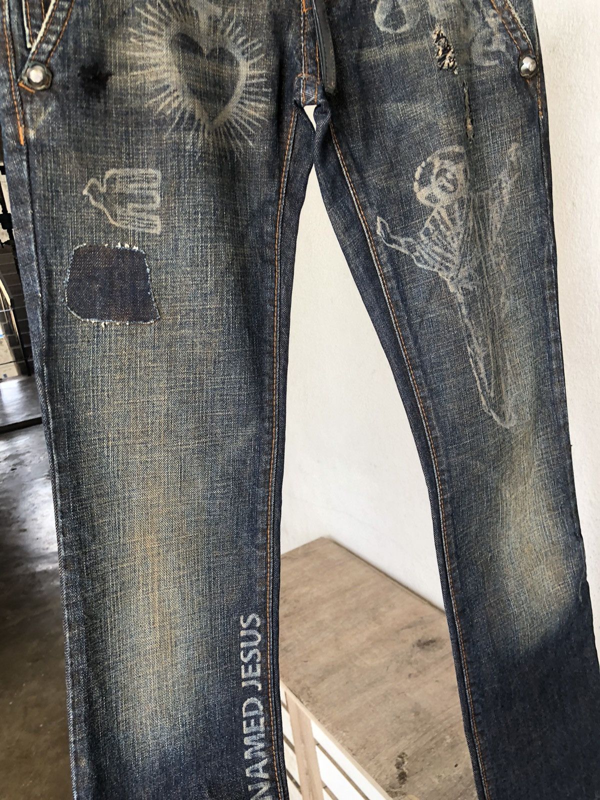 Dsquared2 Rare🔥 Dsquared2 Distressed Flare Denim Jeans Punk Size 26" / US 2 / IT 38 - 6 Thumbnail