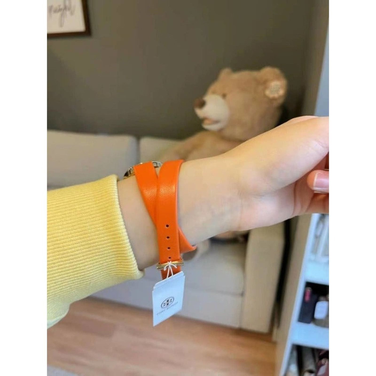 Tory Burch TORY BURCH TBW1302 COLLINS Orange Double Wrap Women's Watch Size ONE SIZE - 2 Thumbnail