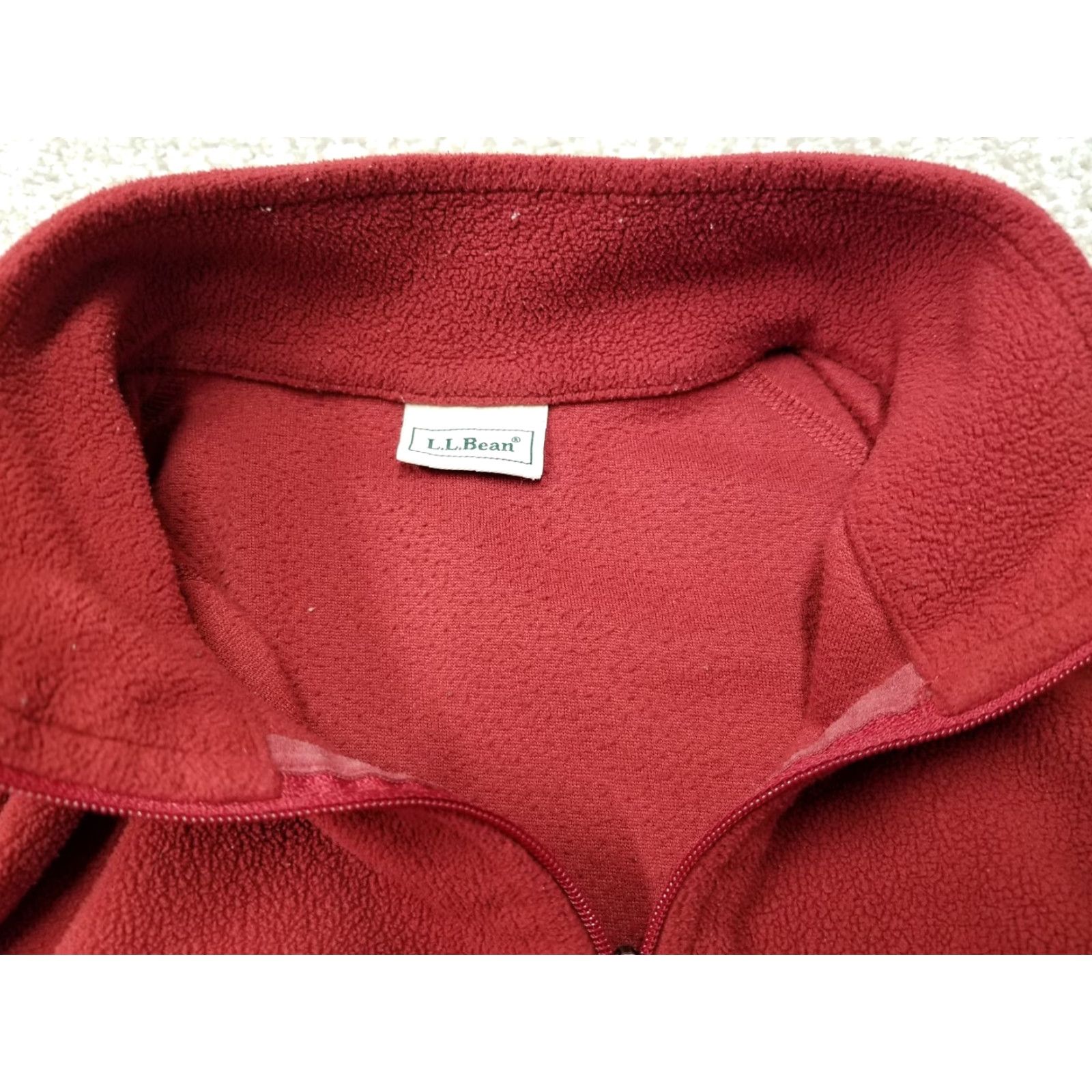 Vintage VINTAGE LL Bean Sweater Womens Small Red Polyester 1/4 Zip Pullover Fleece Casual Size S / US 4 / IT 40 - 3 Thumbnail
