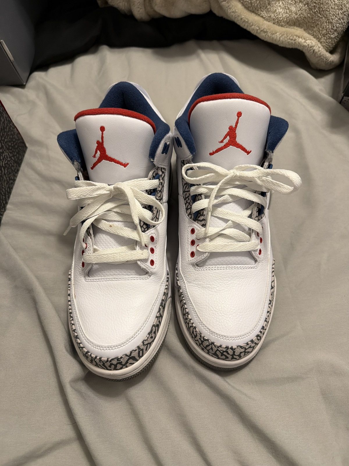 Nike Air Jordan 3 Retro True Blue Size US 11 / EU 44 - 3 Thumbnail