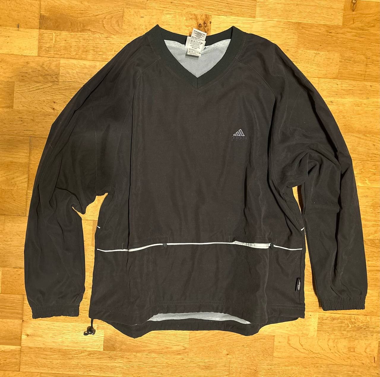 image of Vintage Adidas Golf Windbreaker 2001 Climashell in Dark Grey, Men's (Size Small)