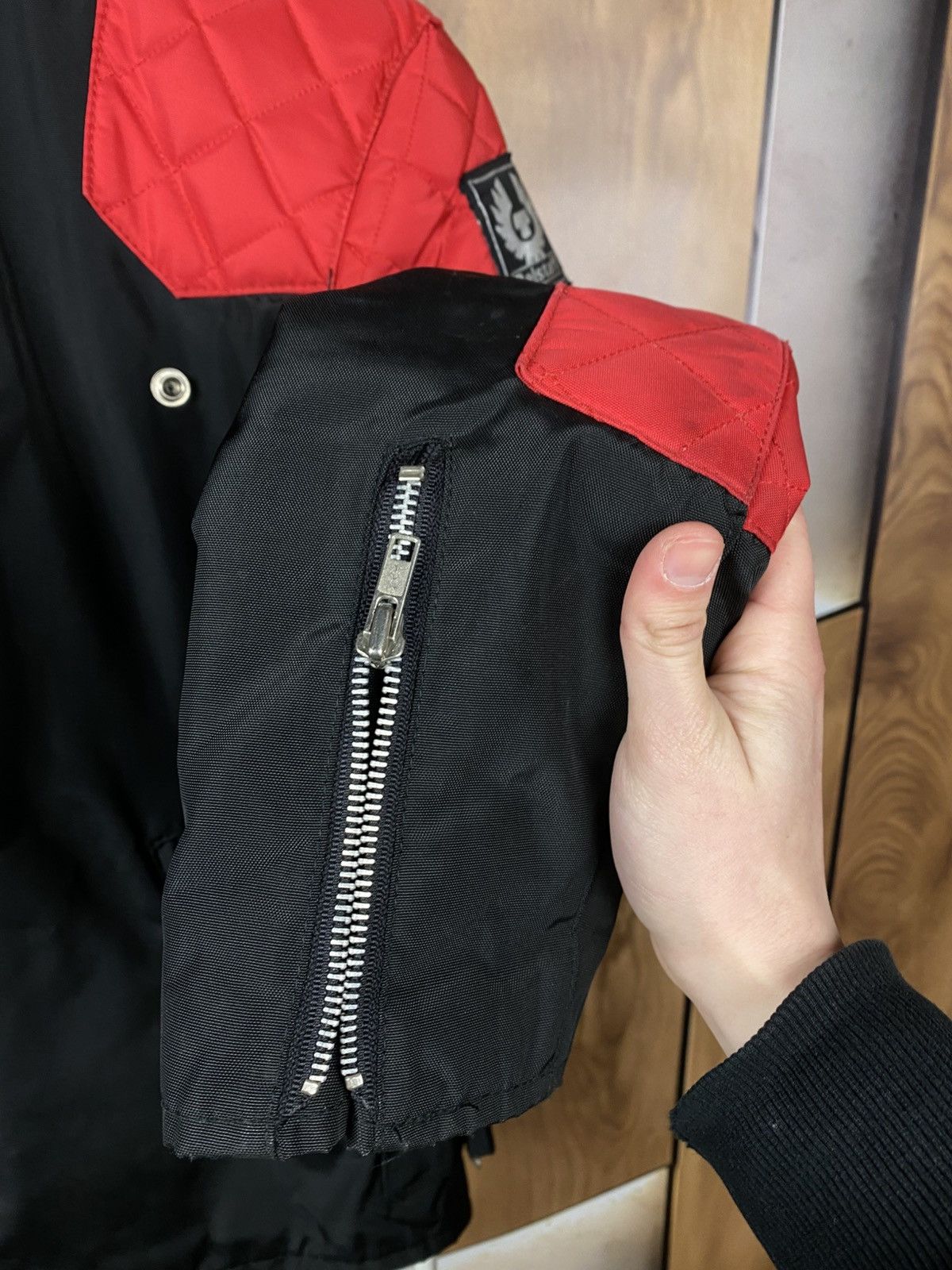 Belstaff 🏁Vintage 90s Racing Jacket Bomber Belstaff Nylon VTG🏁 Size XS / US 0-2 / IT 36-38 - 9 Thumbnail