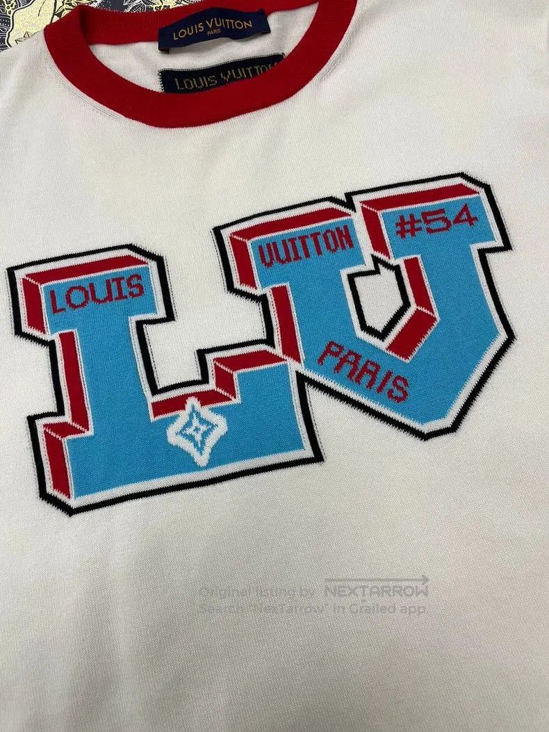 Louis Vuitton LV Colorblock Logo Knit Short Sleeve. Size US S / EU 44-46 / 1 - 2 Thumbnail