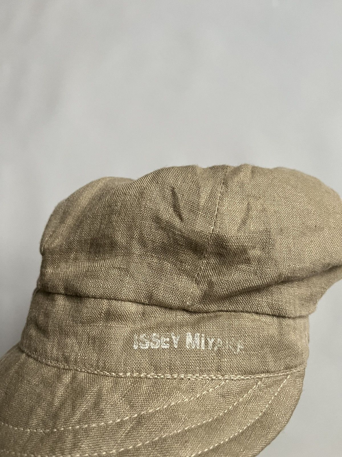 Issey Miyake ISSEY MIYAKE Olive Green Army Military Cadet Driver Cap Size ONE SIZE - 6 Thumbnail