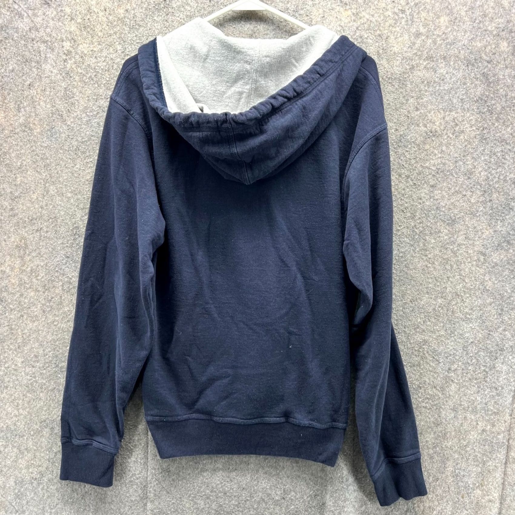 Champion VINTAGE Champion Hoodie Mens Medium Blue 1/4 Zip Hooded Pullover Fleece Powerblend Logo Sweatshirt Size US M / EU 48-50 / 2 - 2 Thumbnail