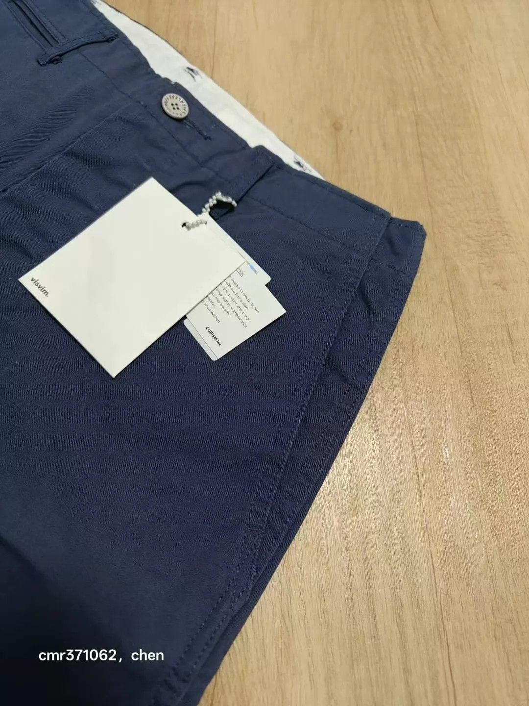 Visvim visvim 18ss new navy chino shorts size 2 Size US 32 / EU 48 - 3 Thumbnail