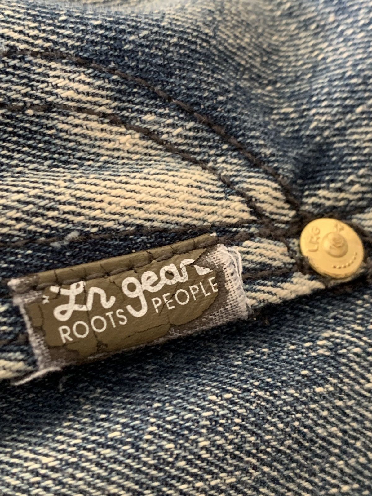 Japanese Brand LnG Roots Wide Baggy Jeans – 90s Hip Hop Style Size US 36 / EU 52 - 10 Thumbnail
