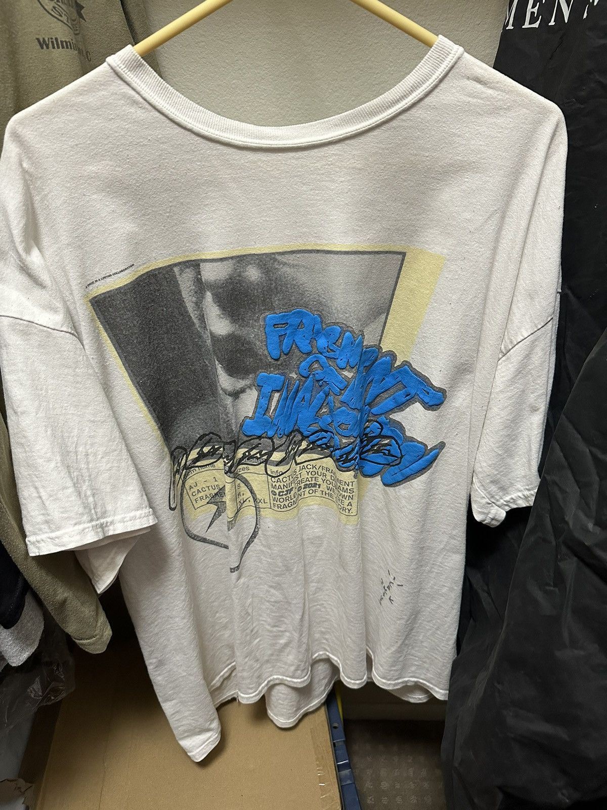 Nike × Travis Scott Travis Scott Fragment Shirt Size US XL / EU 56 / 4 - 2 Thumbnail