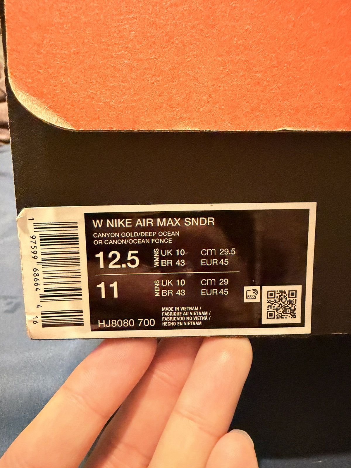 Nike Nike Air Max Sunder Canyon Gold Size US 11 / EU 44 - 7 Thumbnail