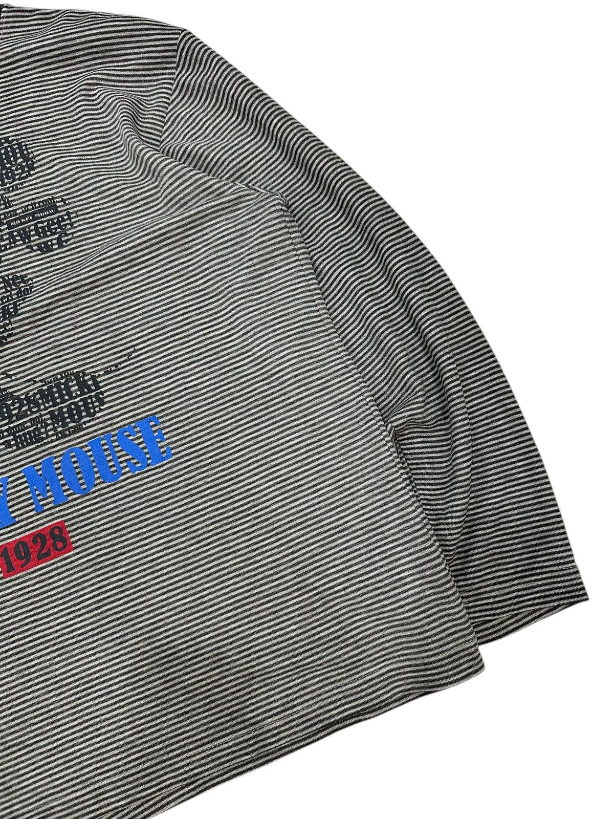 Hysteric Glamour 2000s VINTAGE MICKEY MOUSE STRIPE POEM LONG SLEEVE LGB STYLE Size US L / EU 52-54 / 3 - 4 Thumbnail