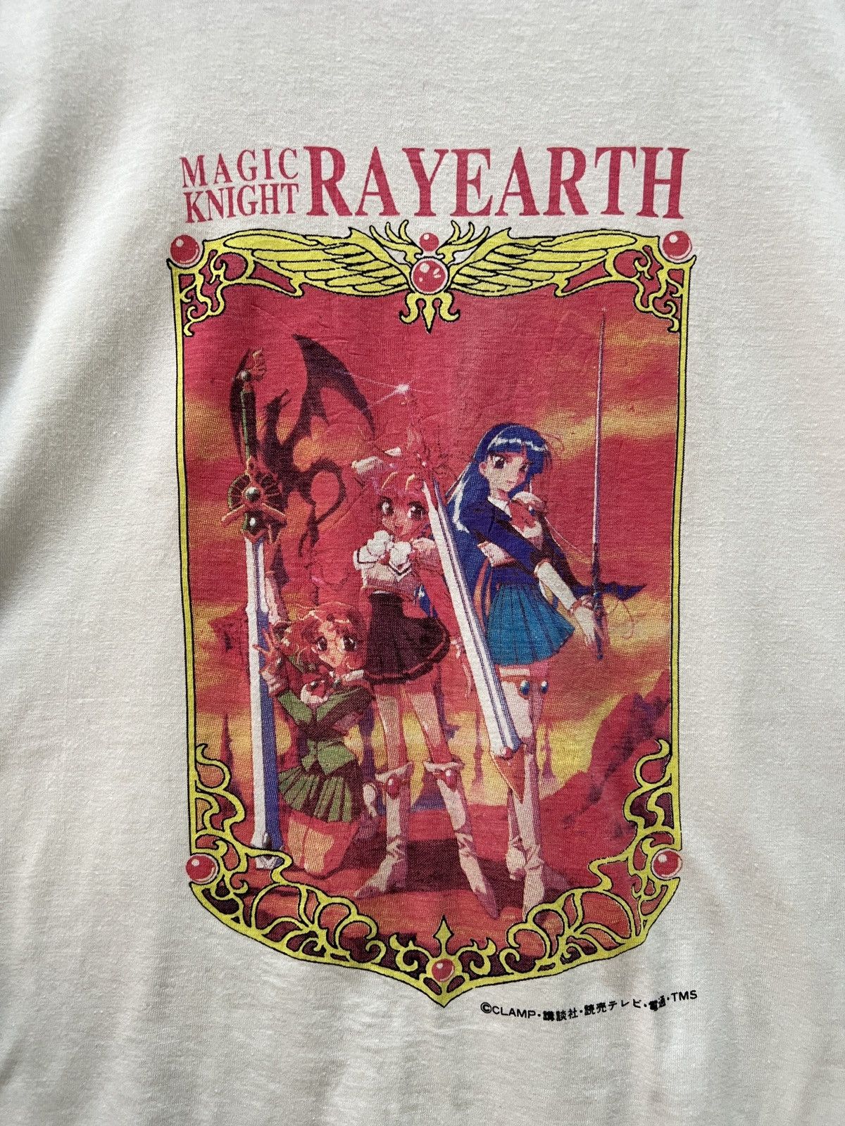 Anime Vintage 90s Magic Knight Rayearth Anime Tee Size US M / EU 48-50 / 2 - 3 Thumbnail
