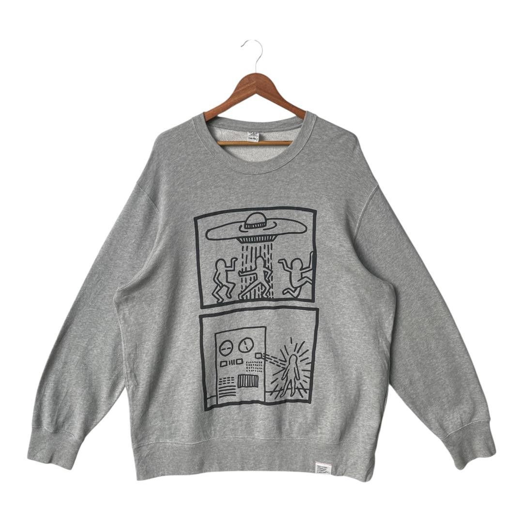 Keith Haring Desiger Collab Keith Haring X UT Big Logo Sweatshirt/L Size US XXL / EU 58 / 5 - 1 Thumbnail