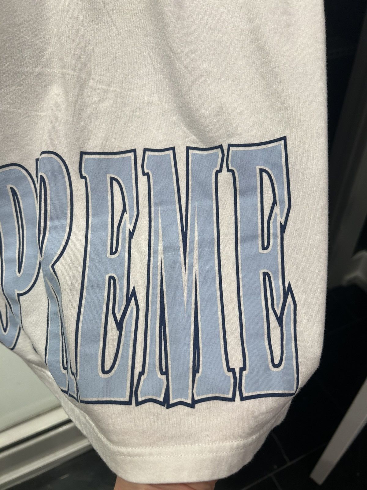 Supreme supreme cracked stretched S/S top Size US M / EU 48-50 / 2 - 13 Thumbnail
