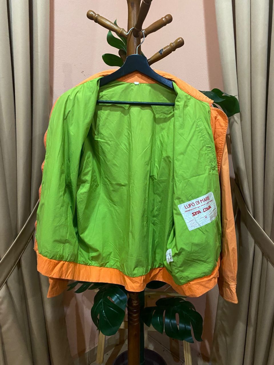 Japanese Brand VINTAGE 90S LUPO DI MARE SINA COVA BOMBER JACKET Size US M / EU 48-50 / 2 - 12 Thumbnail