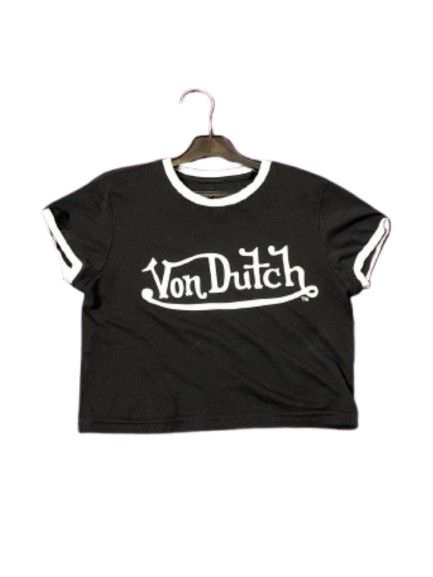 Von Dutch Vintage Von Dutch Big Y2K Logo Crop Top Size 12 Size XL / US 12-14 / IT 48-50 - 1 Thumbnail