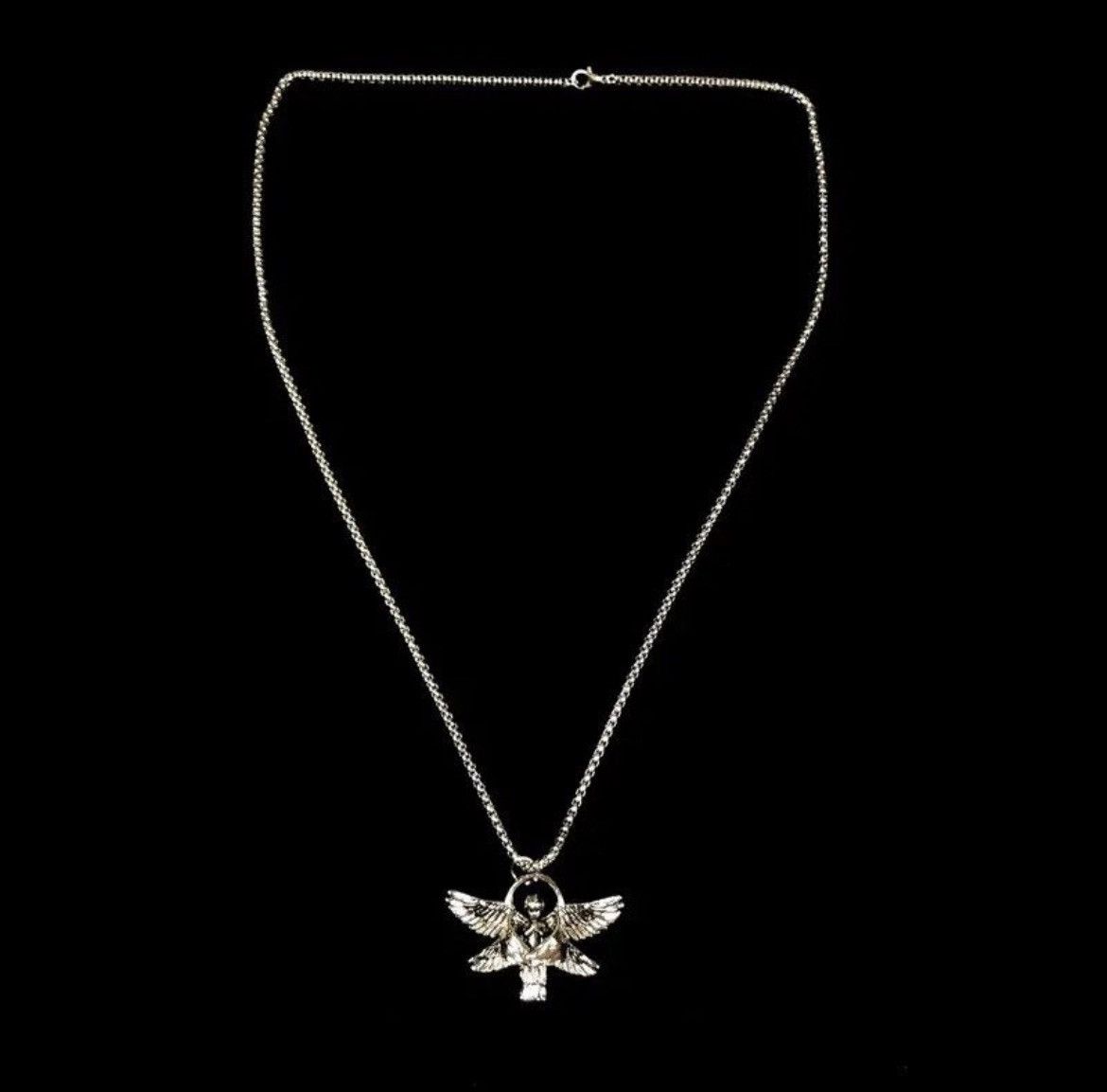 Jewelry Angel Necklace Punk Chain Size ONE SIZE - 4 Thumbnail