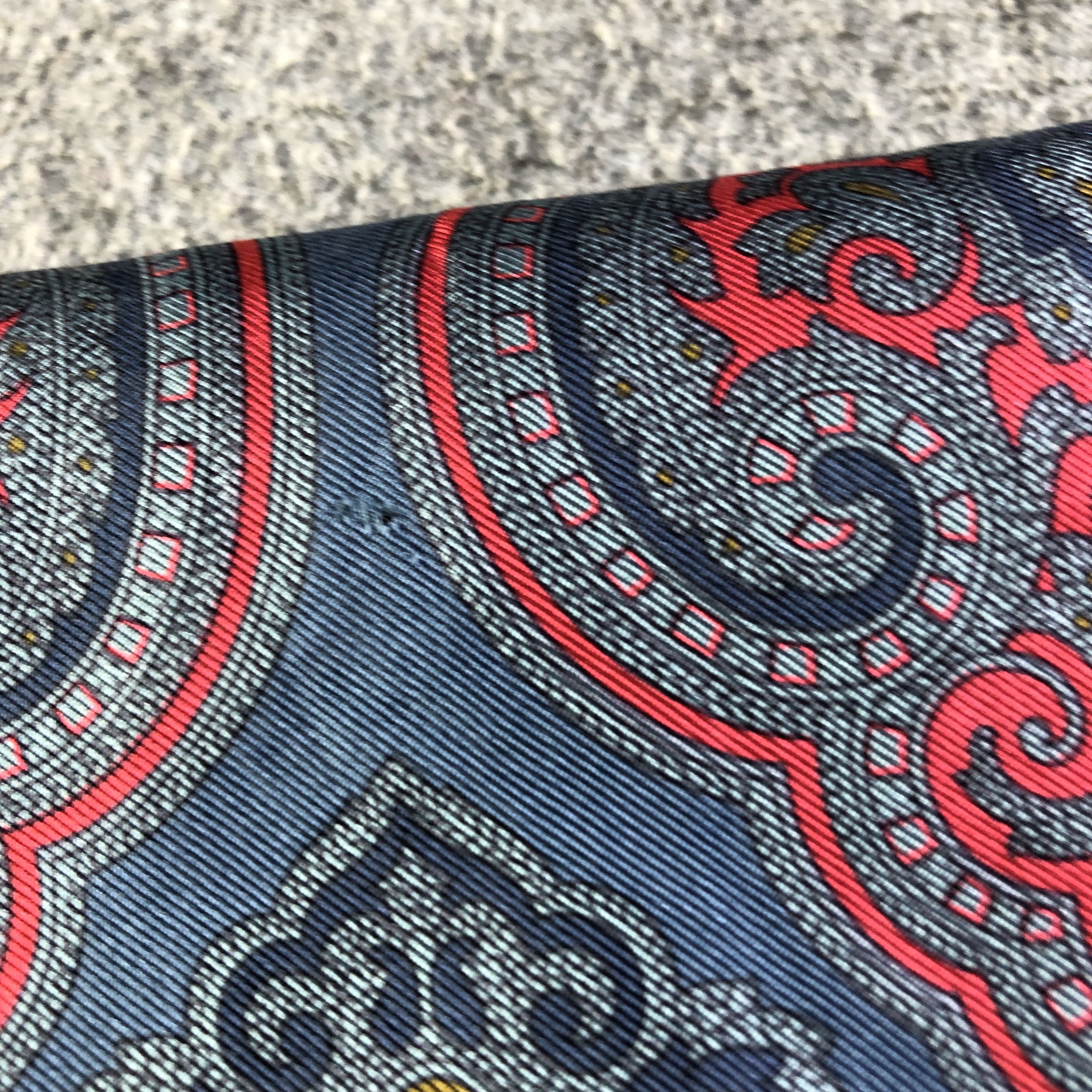 Vintage Rafaello Paisley Silk/Wool Scarf Muffler Neckwear V2785 Size ONE SIZE - 8 Thumbnail
