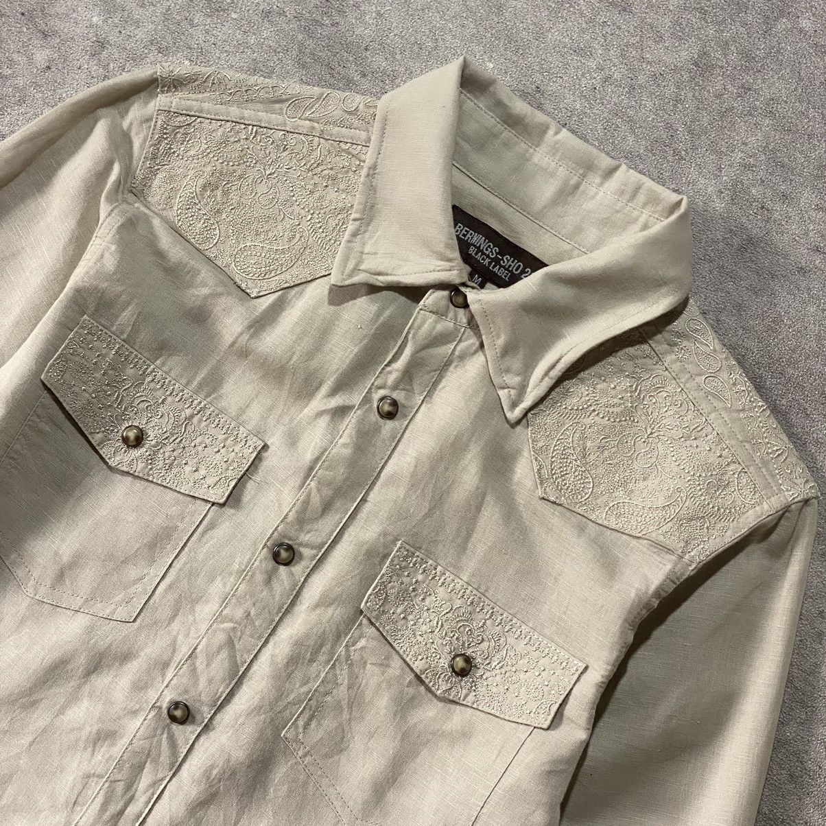 Japanese Brand Bernings Sho Vintage Paisley Western Shirt Size US S / EU 44-46 / 1 - 2 Thumbnail