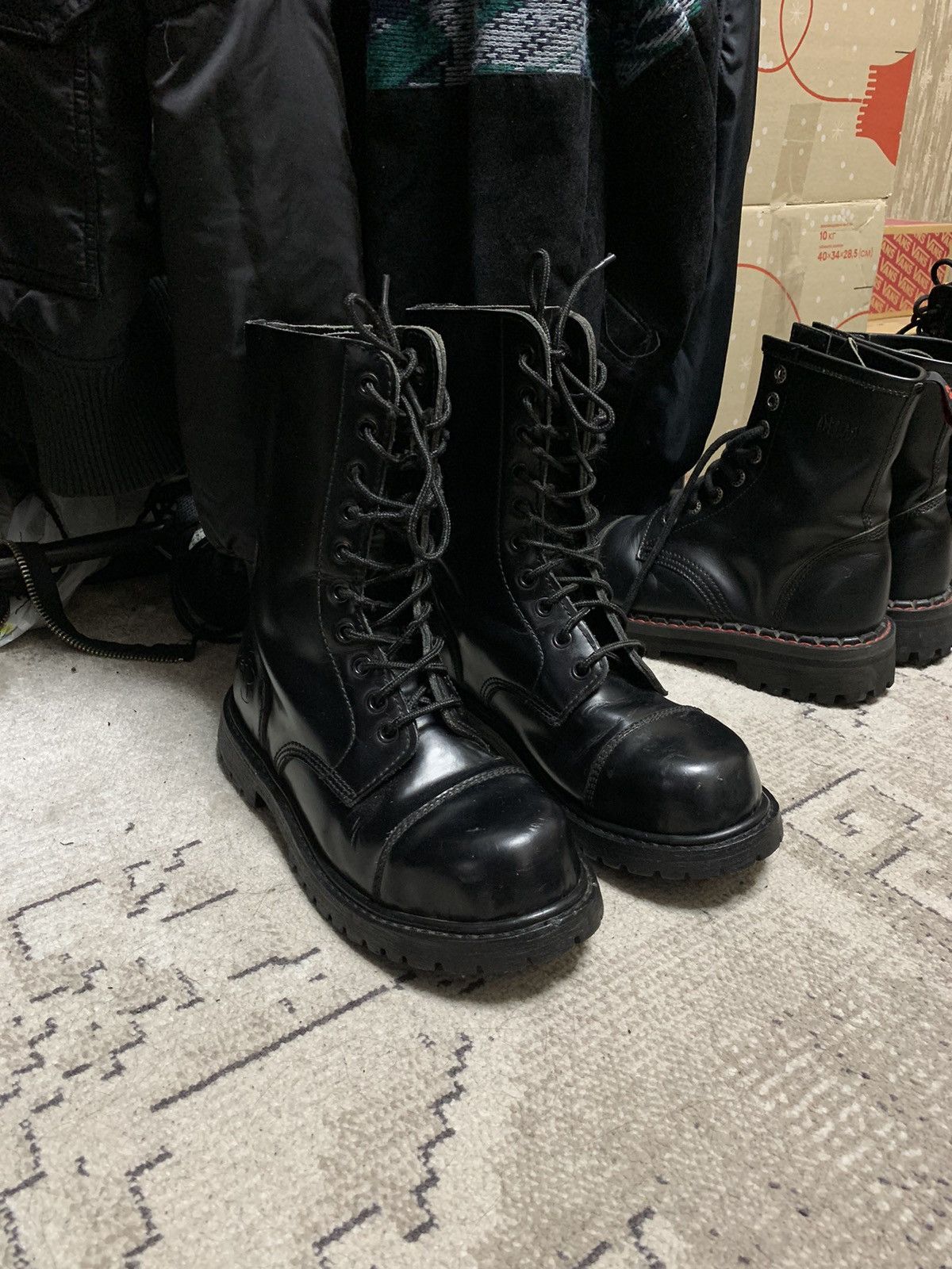 Knightsbridge Knights Bridge Combat steel toe Boots Size US 8 / EU 41 - 1 Thumbnail
