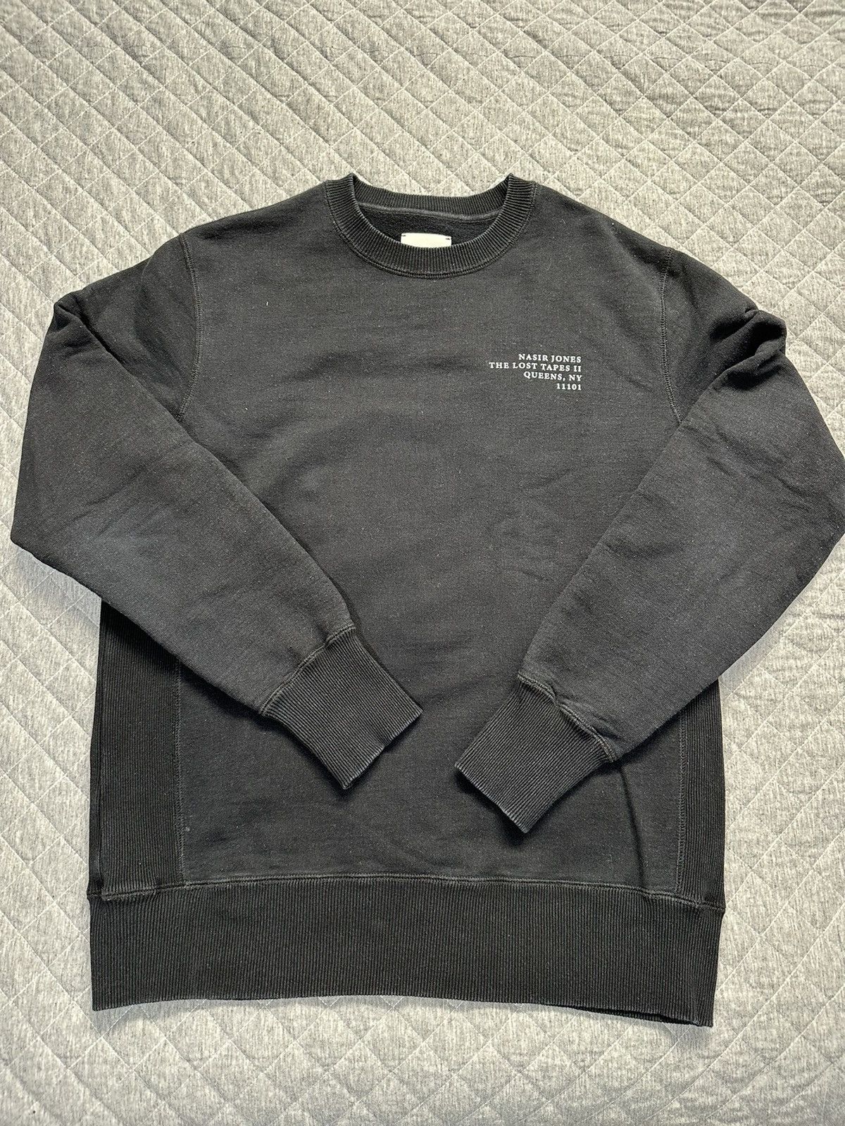 image of Ald X Nas Album Release Sweatshirt in Black, Men's (Size Medium)