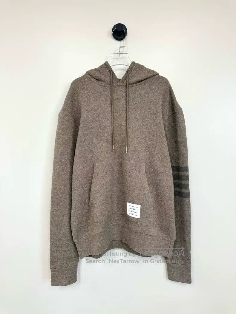 Thom Browne Thom Browne Brown Classic Cashmere Hoodie Size US XL / EU 56 / 4 - 1 Thumbnail