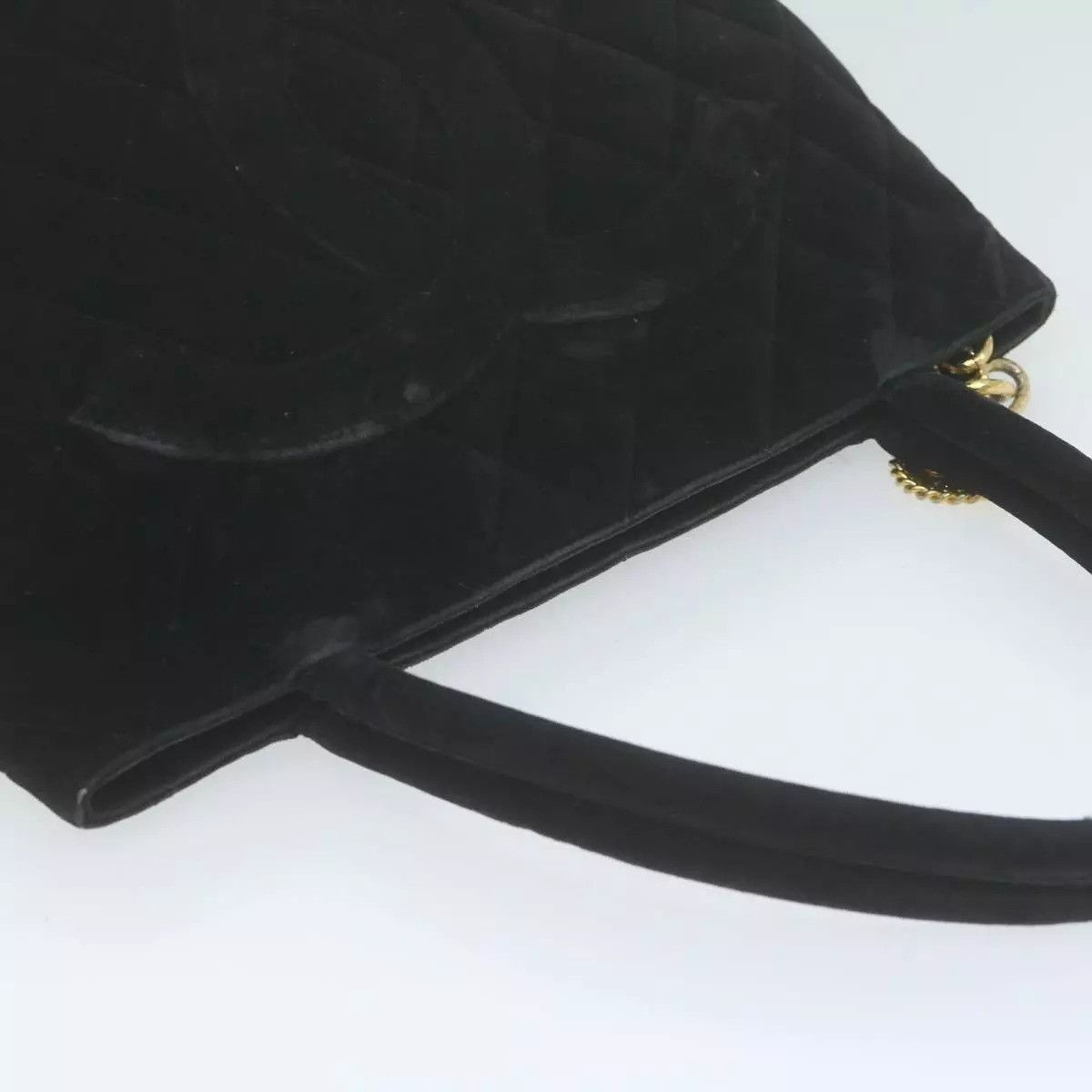 Chanel CHANEL Materasse Tote Bag Velor Standard Black Size ONE SIZE - 13 Thumbnail