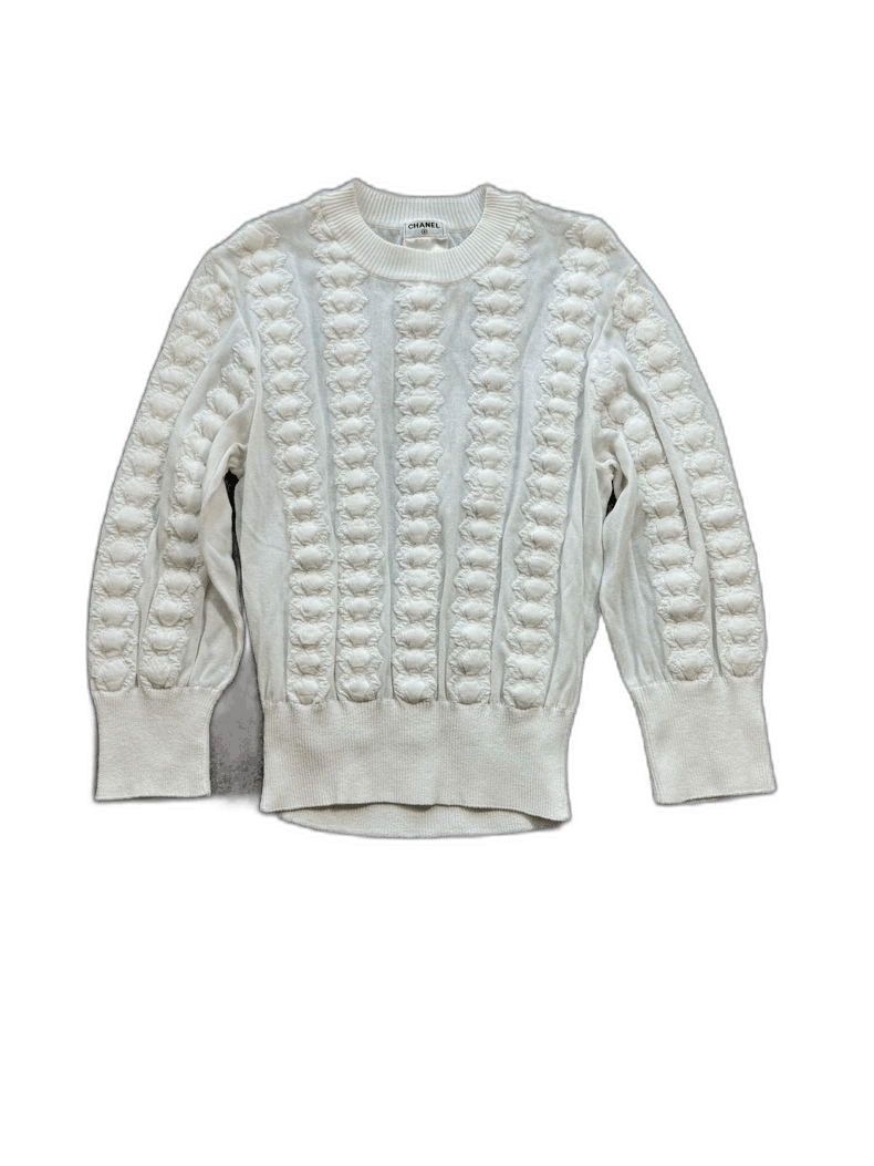 Chanel Chanel Knit Sweater with 3D Texture -2505 Size US S / EU 44-46 / 1 - 1 Thumbnail