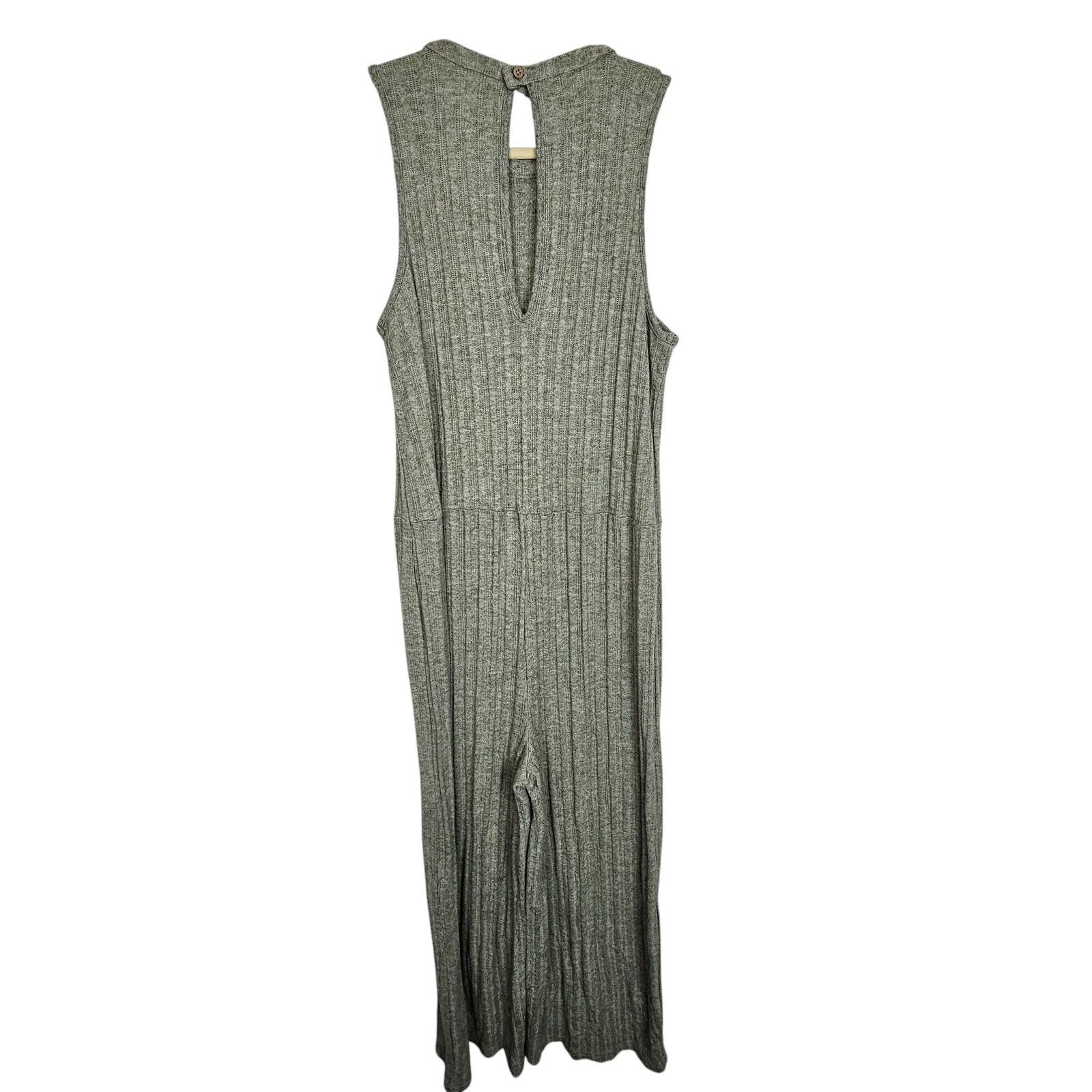 Market World Market Womens Ribbed Wide Leg Jumpsuit Size L/XL Boho Size L / US 10 / IT 46 - 6 Thumbnail