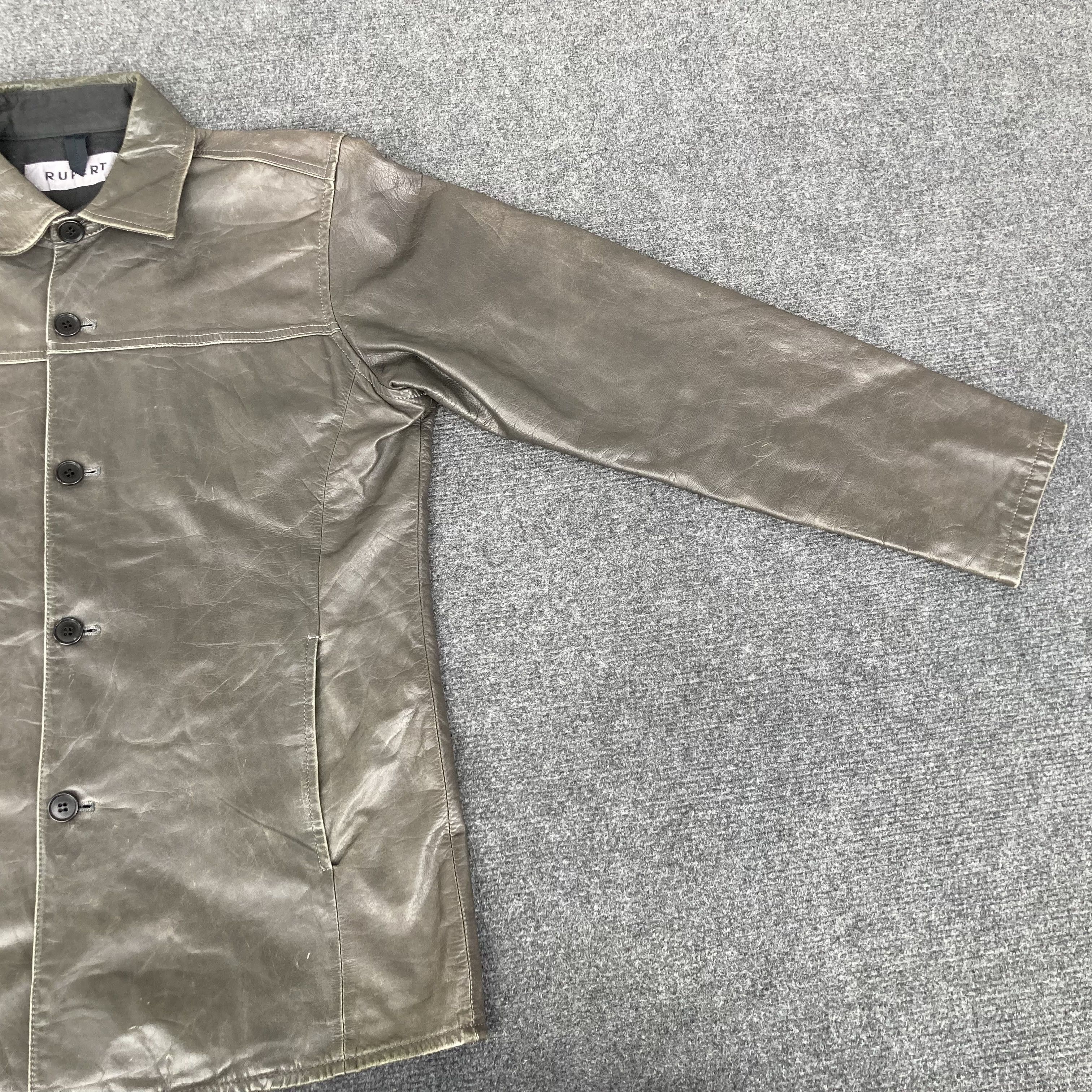 Designer × Japanese Brand Vtg Rupert Japanese Brand Leather Jacket Size US S / EU 44-46 / 1 - 6 Thumbnail