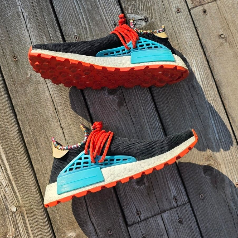 Adidas × Pharrell Adidas Human Race Pharrell NMD "Inspiration Pack Black" Size US 10 / EU 43 - 3 Thumbnail
