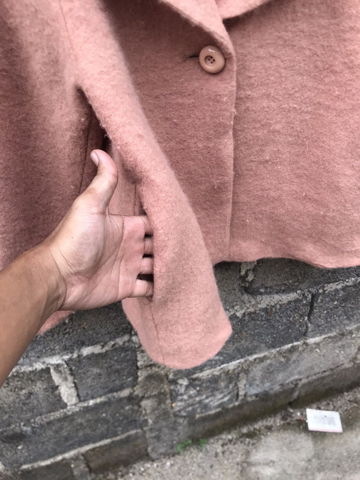 MAX&Co. 🔥 Mac & Co Max Mara Cropped Wool Coat Jacket Size M / US 6-8 / IT 42-44 - 4 Thumbnail