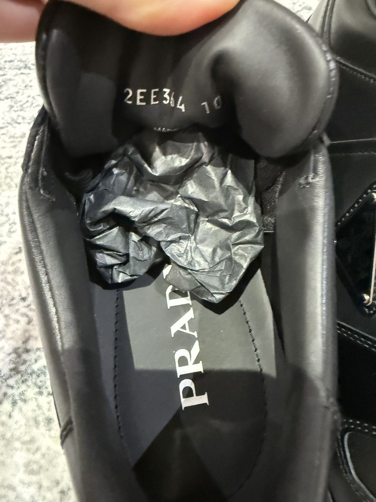 Prada Prada black Low top sneakers Size US 10 / EU 43 - 7 Thumbnail
