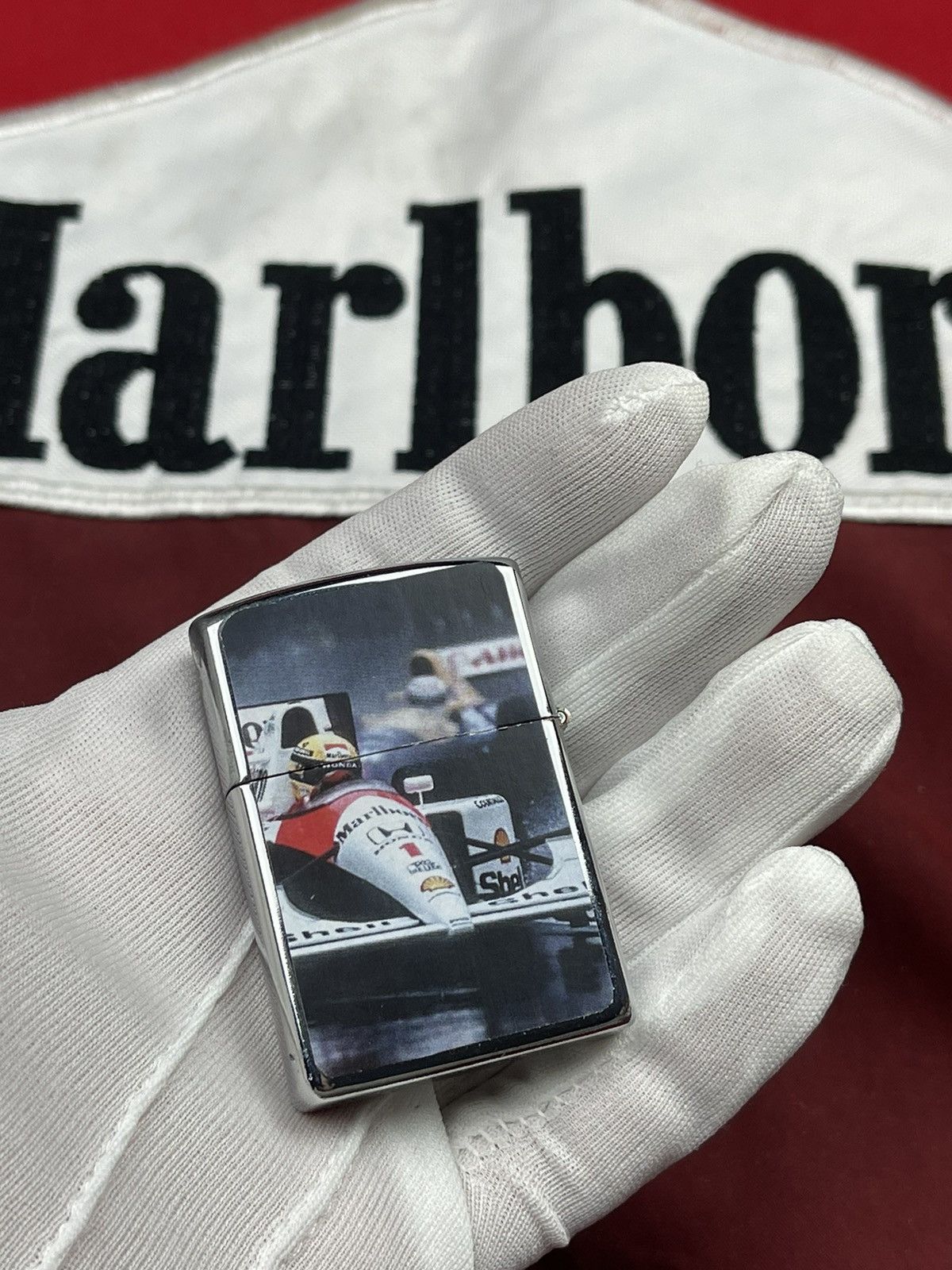 Vintage Lighter WORK 00s racing cars moto two sided Size ONE SIZE - 1 Thumbnail