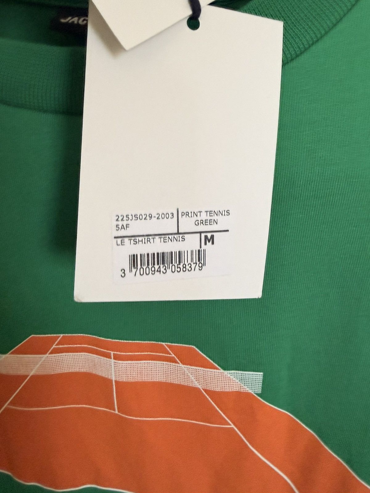 Jacquemus Jacquemus Green Tennis Tshirt Size US M / EU 48-50 / 2 - 5 Thumbnail
