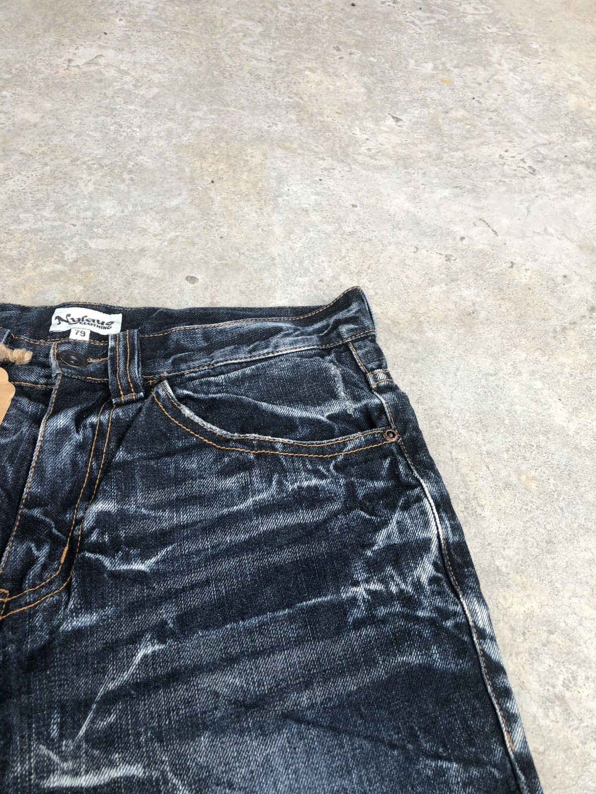 If Six Was Nine Japanese Nylaus Flared Jeans Distressed Jeans Size US 30 / EU 46 - 15 Thumbnail