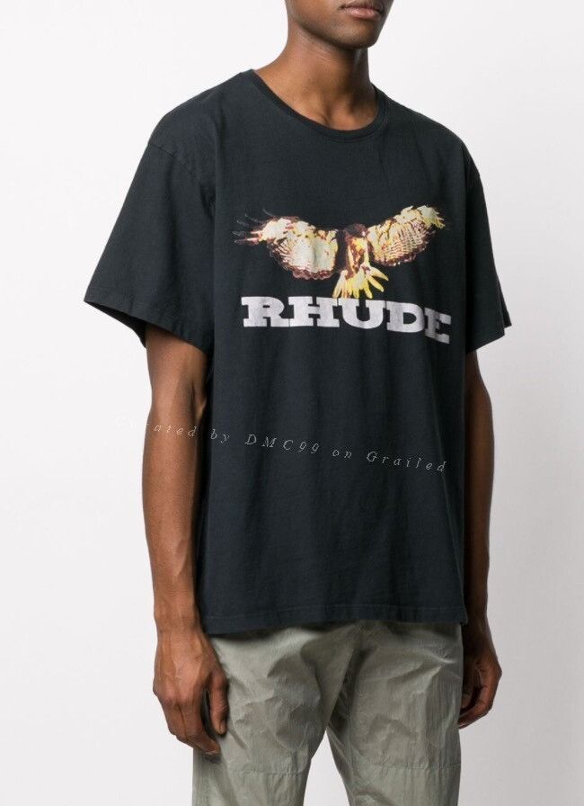 Rhude RHUDE Washed Short-Sleeve T-Shirt Size US L / EU 52-54 / 3 - 1 Thumbnail