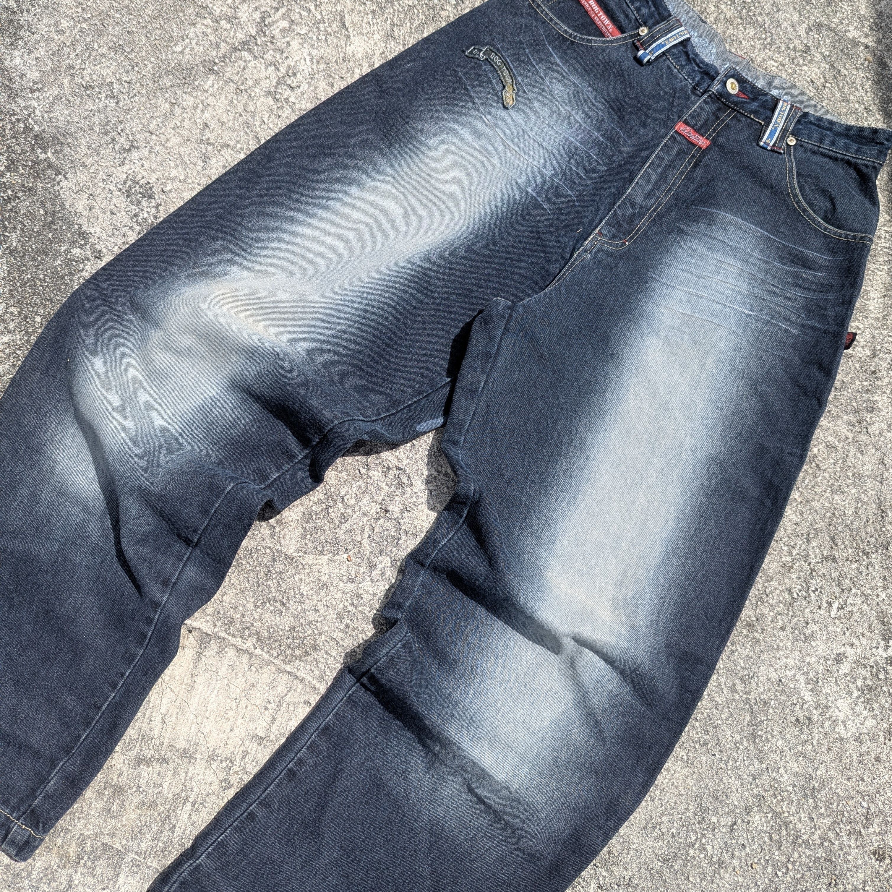 Dogtown × Vintage Vintage Dog Town Black Dragon Skate Baggy Jean Pants Size US 30 / EU 46 - 5 Thumbnail