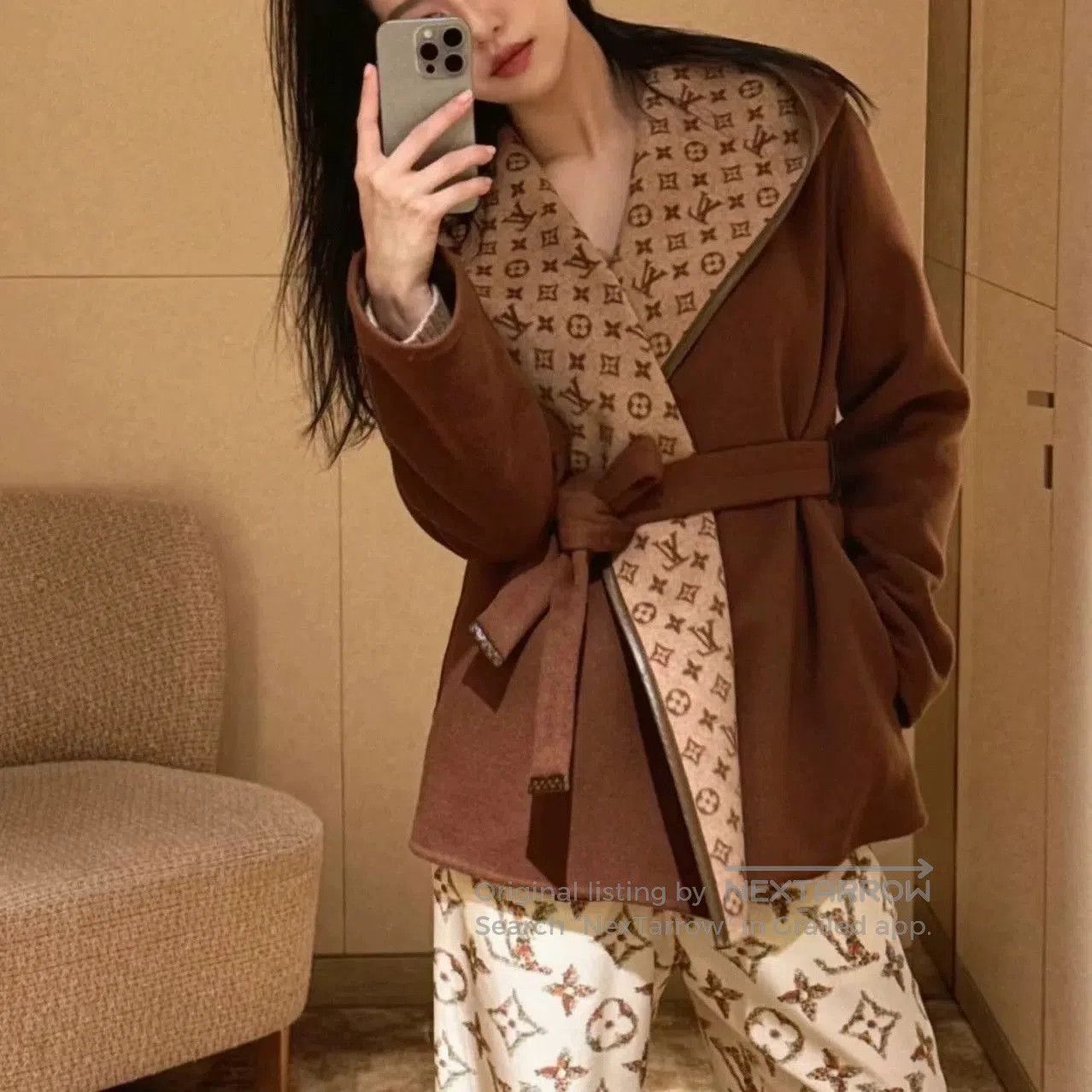 Louis Vuitton Louis Vuitton FW24 Wrap Belted Cashmere Coat. Size US S / EU 44-46 / 1 - 3 Thumbnail