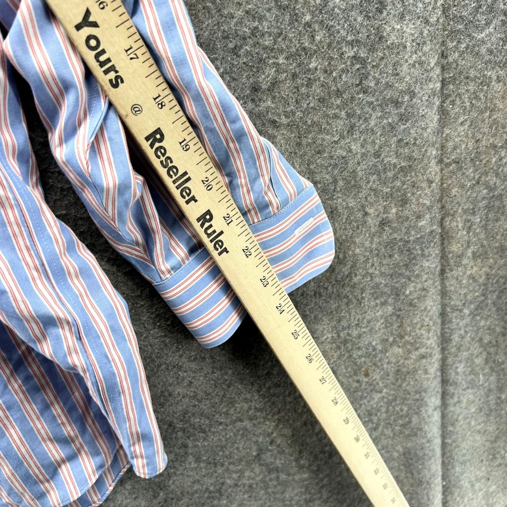 Brooks Brothers Brooks Brothers Shirt Mens 17 34 Button-Down Striped Blue Pink OCBD Size US XL / EU 56 / 4 - 6 Thumbnail
