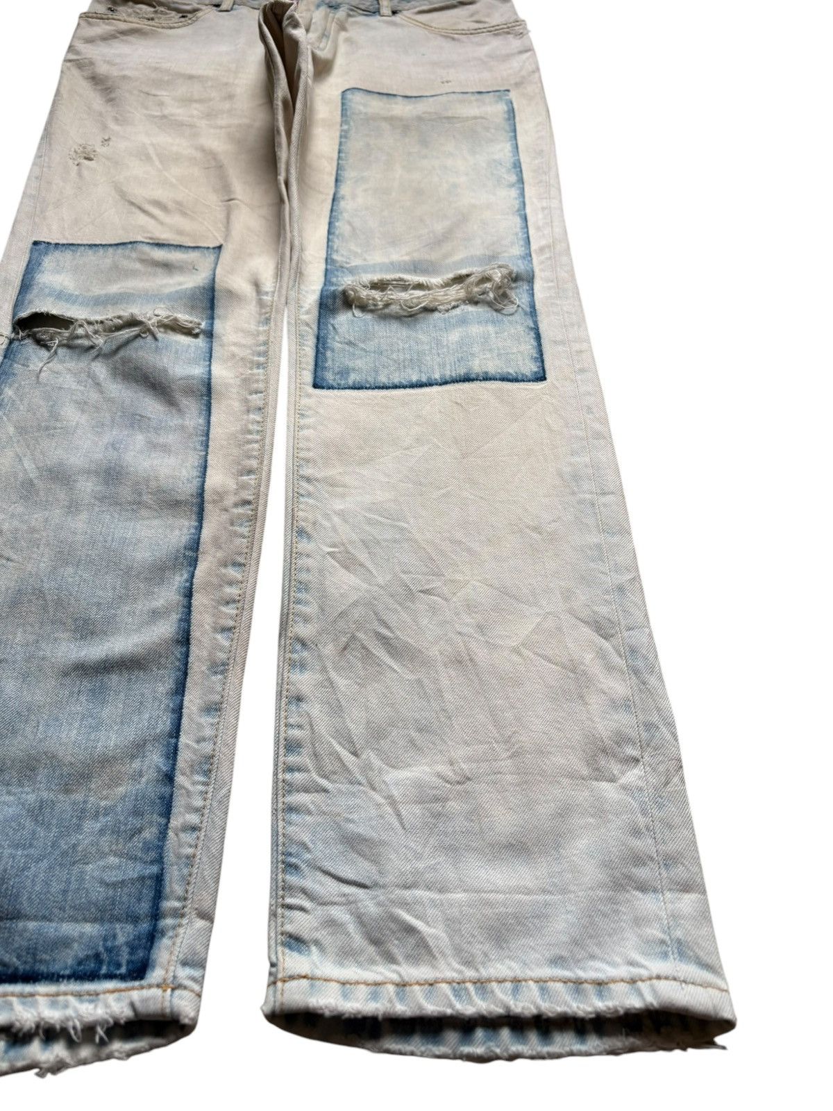 Dsquared2 Vintage Italy Dsquared2 Bleach Acid Wash Distress Rip Jeans Size US 35 - 7 Thumbnail