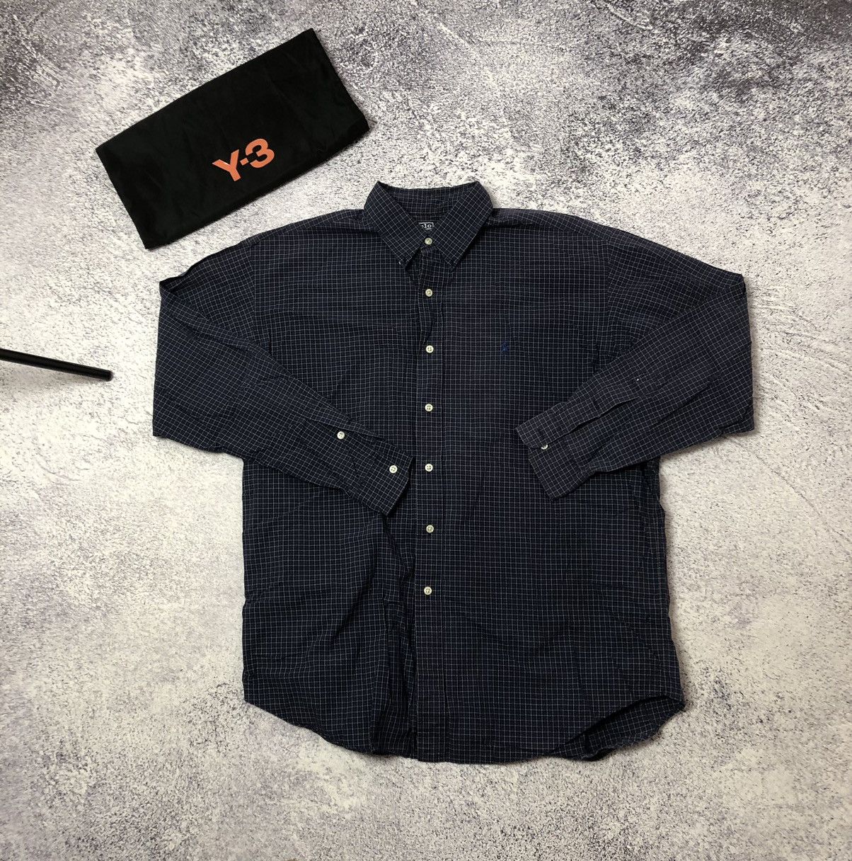 Vintage Men’s polo Ralph lauren shirt size L vintage y2k drill Size US L / EU 52-54 / 3 - 1 Thumbnail