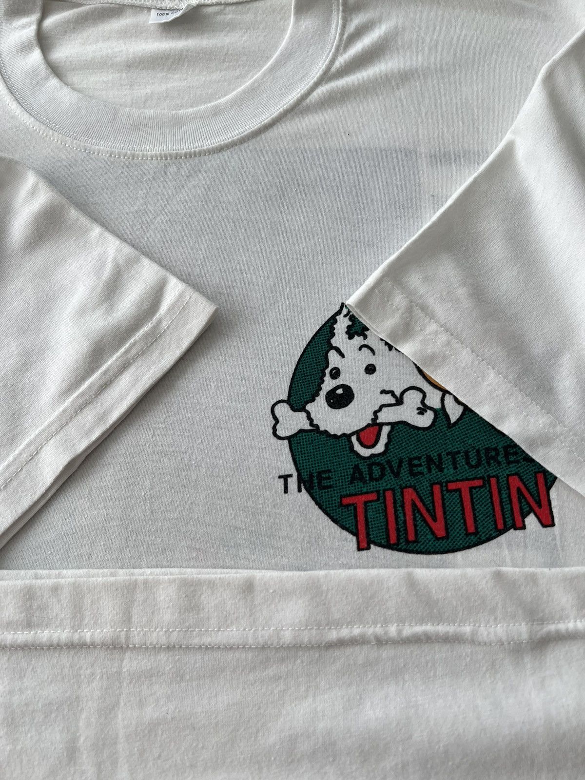 Cartoon Network Vintage 90s TinTin Land of Black Gold Comics Cartoon Tshirt Size US XL / EU 56 / 4 - 5 Thumbnail